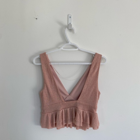 Pink Deep V Tank - Picture 3 of 4